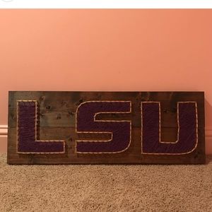 lsu tigers string art